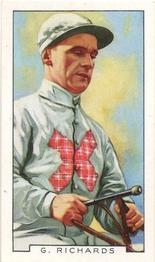 1936 Gallaher Famous Jockeys #22 Gordon Richards Front